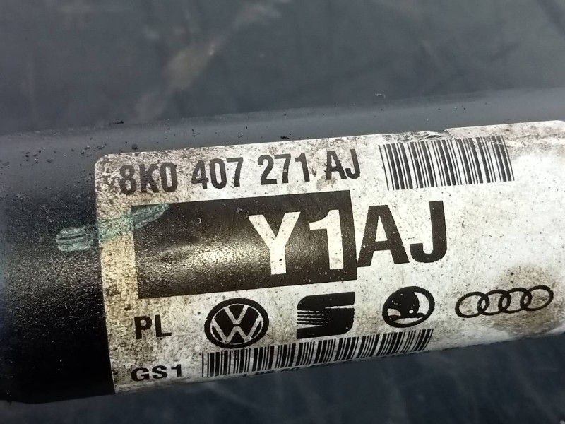 Recambio de transmision delantera izquierda para audi a5 sportback (8t) 2.0 tdi (105kw) referencia OEM IAM 8K0407271AJ  P1-A6-24