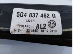 Recambio de elevalunas delantero derecho para volkswagen golf vii lim. (5g1) advance bluemotion referencia OEM IAM 5G4837462G 01 2