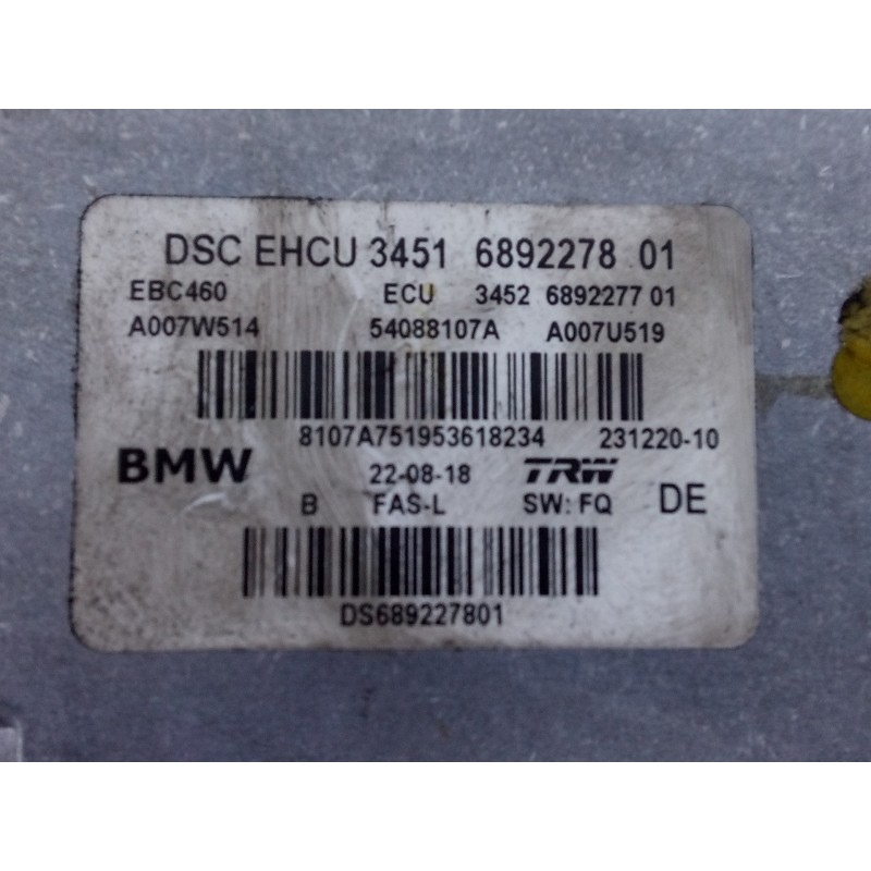 Recambio de abs para bmw serie 5 berlina (g30) 520d sport line referencia OEM IAM 3451689227801 3452689227701 P3-A8-5-2