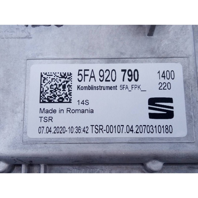 Recambio de cuadro instrumentos para seat leon sportstourer (kl8) fr referencia OEM IAM 5FA920790  E2-A1-24-7