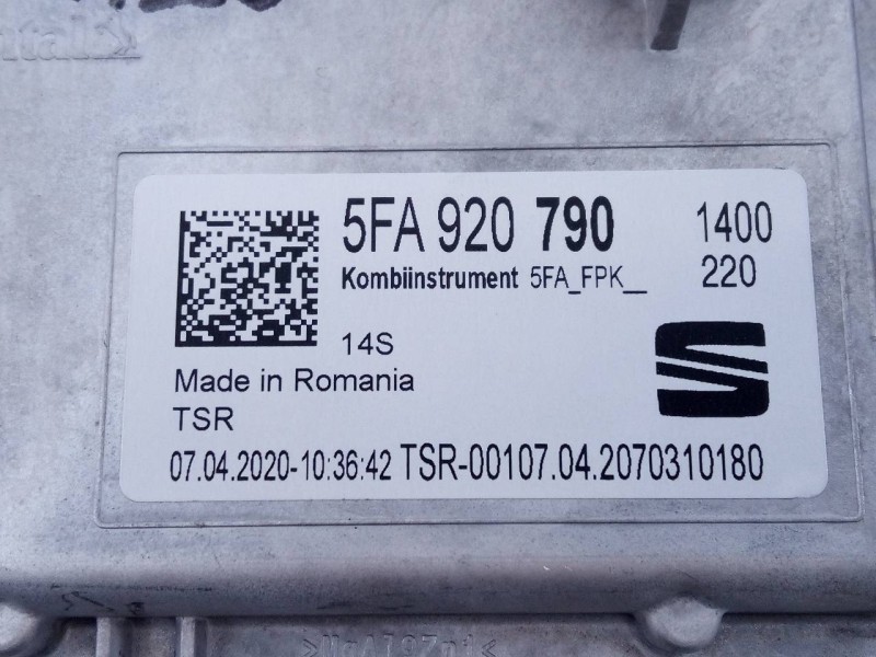 Recambio de cuadro instrumentos para seat leon sportstourer (kl8) fr referencia OEM IAM 5FA920790  E2-A1-24-7