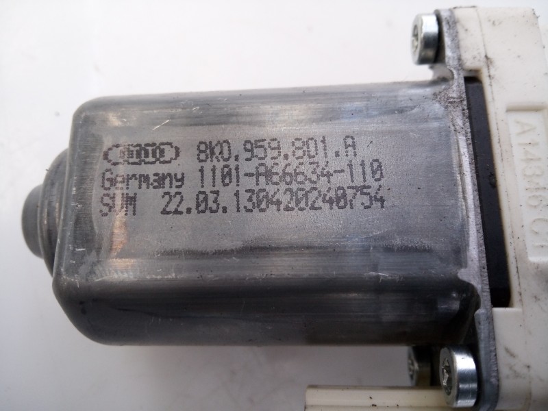 Recambio de elevalunas trasero derecho para audi a5 sportback (8t) 2.0 tdi (105kw) referencia OEM IAM 8K0959801A  E1-A5-31-1