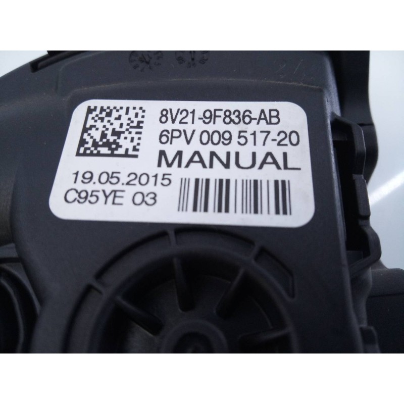 Recambio de pedal acelerador para ford fiesta (ccn) trend referencia OEM IAM 8V219F836AB 6PV00951720 E3-B3-44-4