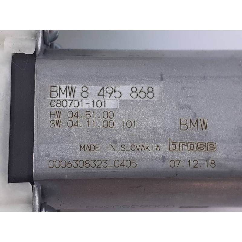 Recambio de motor elevalunas trasero derecho para bmw serie 3 berlina (g20) 320d referencia OEM IAM 8495868  E1-A3-3-1