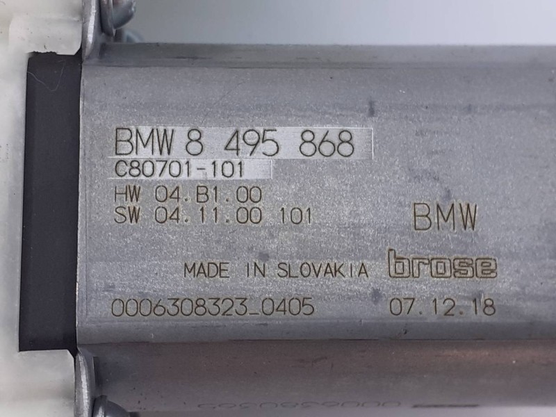 Recambio de motor elevalunas trasero derecho para bmw serie 3 berlina (g20) 320d referencia OEM IAM 8495868  E1-A3-3-1