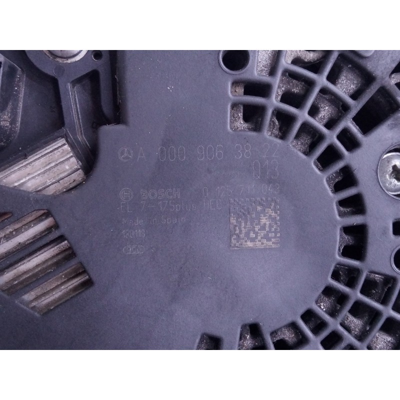 Recambio de alternador para mercedes-benz clase a (w176) a 180 cdi blueefficiency (176.012) referencia OEM IAM A0009063822 01257