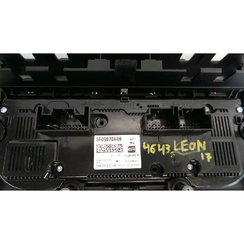 Recambio de mando climatizador para seat leon (5f1) fr referencia OEM IAM 5F0907044H  E1-B6 -50 -4