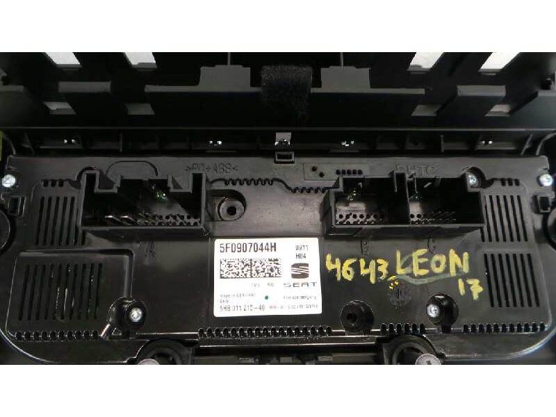 Recambio de mando climatizador para seat leon (5f1) fr referencia OEM IAM 5F0907044H  E1-B6 -50 -4