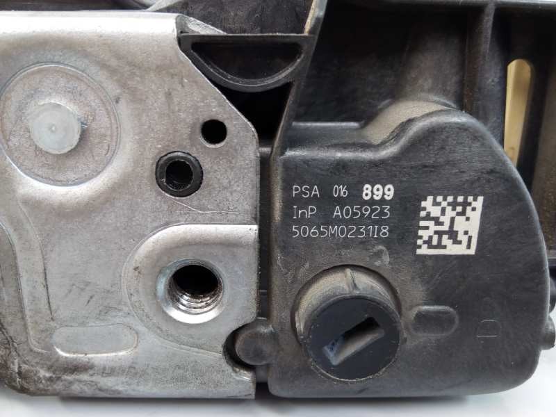 Recambio de cerradura puerta delantera derecha para citroën c4 cactus feel referencia OEM IAM 5065M0231I8 5065M0231I8 E1-A4-4-2