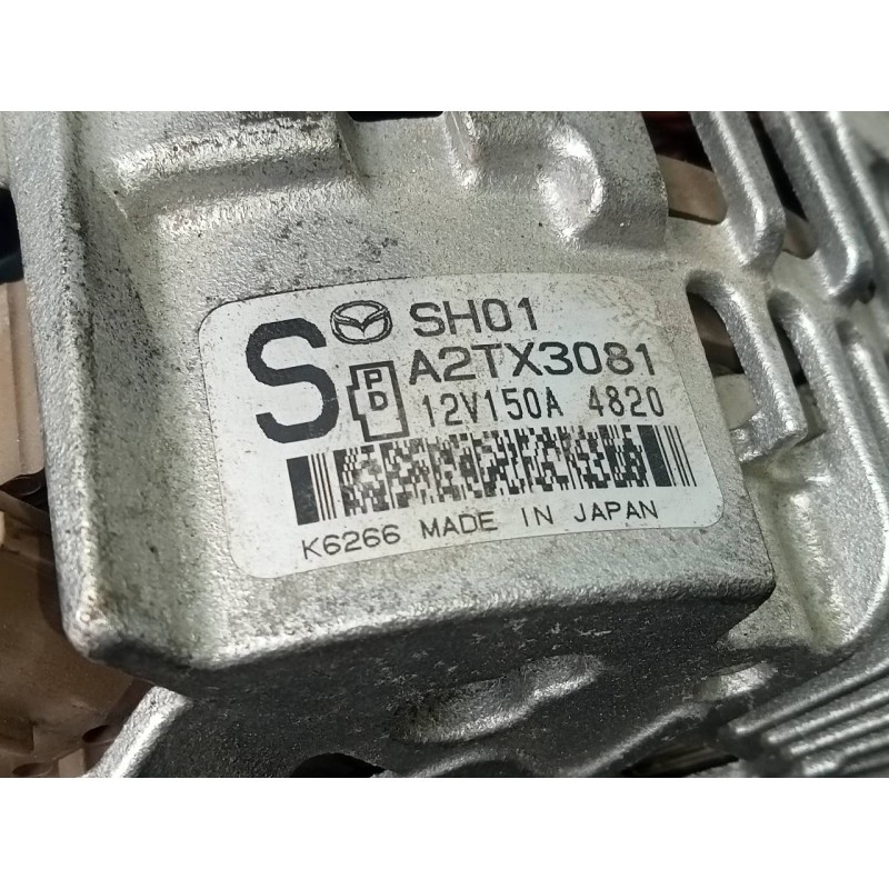 Recambio de alternador para mazda 3 lim. () evolution referencia OEM IAM A2TX3081  P3-B5-18-3