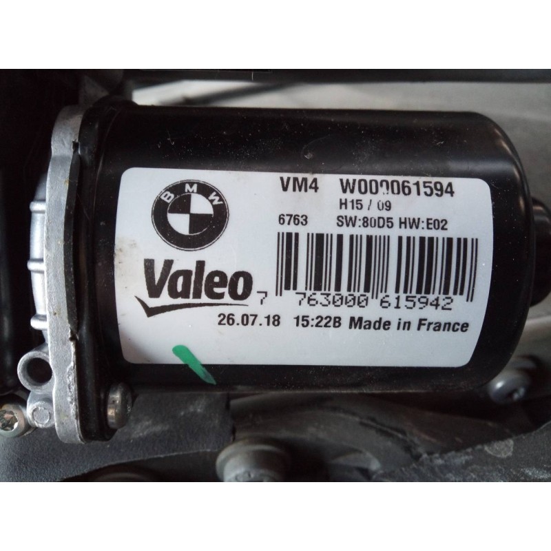 Recambio de motor limpia delantero para bmw serie 5 berlina (g30) 520d sport line referencia OEM IAM W000061594  