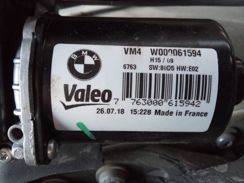 Recambio de motor limpia delantero para bmw serie 5 berlina (g30) 520d sport line referencia OEM IAM W000061594  