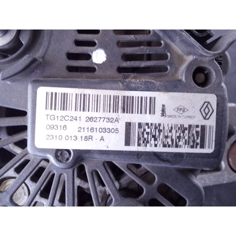 Recambio de alternador para renault clio iv limited referencia OEM IAM 231001318R 2116103305 P3-B5-4-2