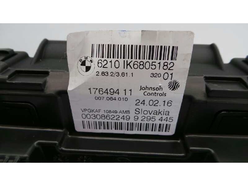 Recambio de cuadro instrumentos para bmw serie 2 active tourer (f45) 218d referencia OEM IAM 62101K6805182  E1-A3-3-2