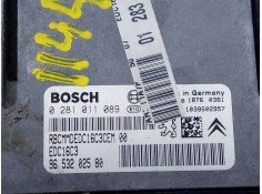 Recambio de centralita motor uce para peugeot 206 berlina e-music referencia OEM IAM 9653202580 0281011089 E3-B2-26-2 2