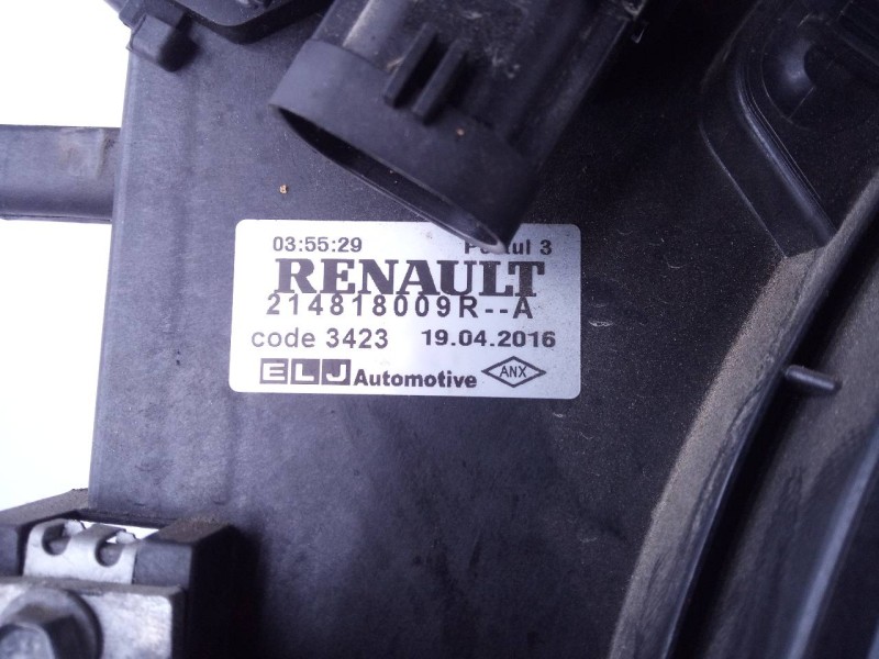 Recambio de electroventilador para renault clio iv limited referencia OEM IAM 214818009R  P2-A10-4