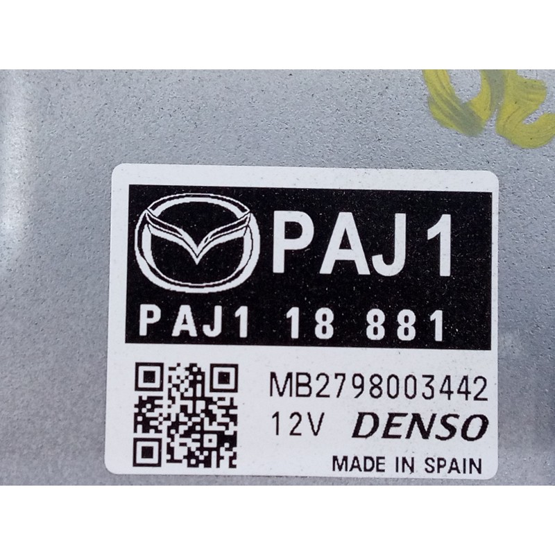 Recambio de centralita motor uce para mazda cx-30 selection 2wd referencia OEM IAM PAJ118881 MB279003442 E3-B5-25-1