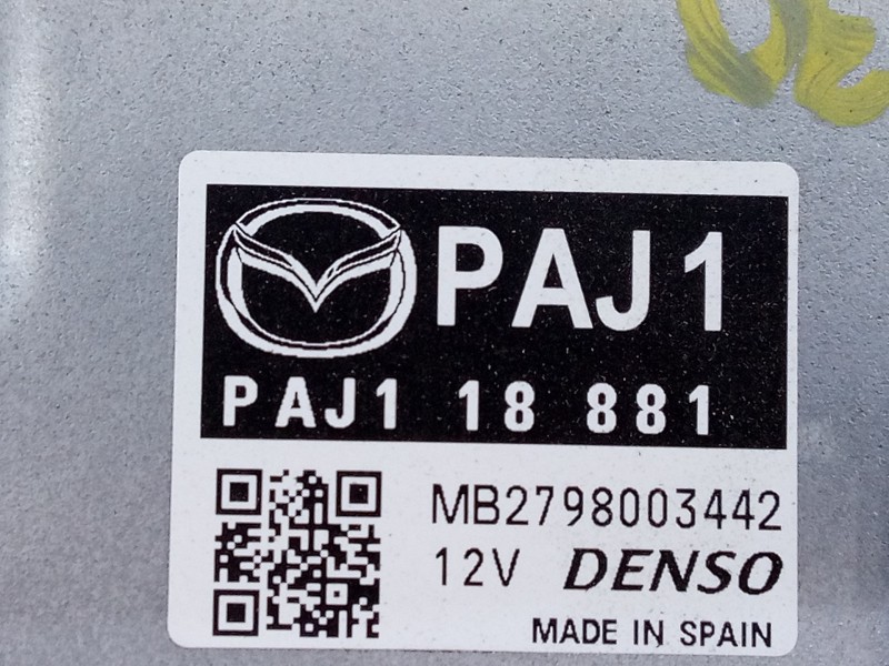 Recambio de centralita motor uce para mazda cx-30 selection 2wd referencia OEM IAM PAJ118881 MB279003442 E3-B5-25-1