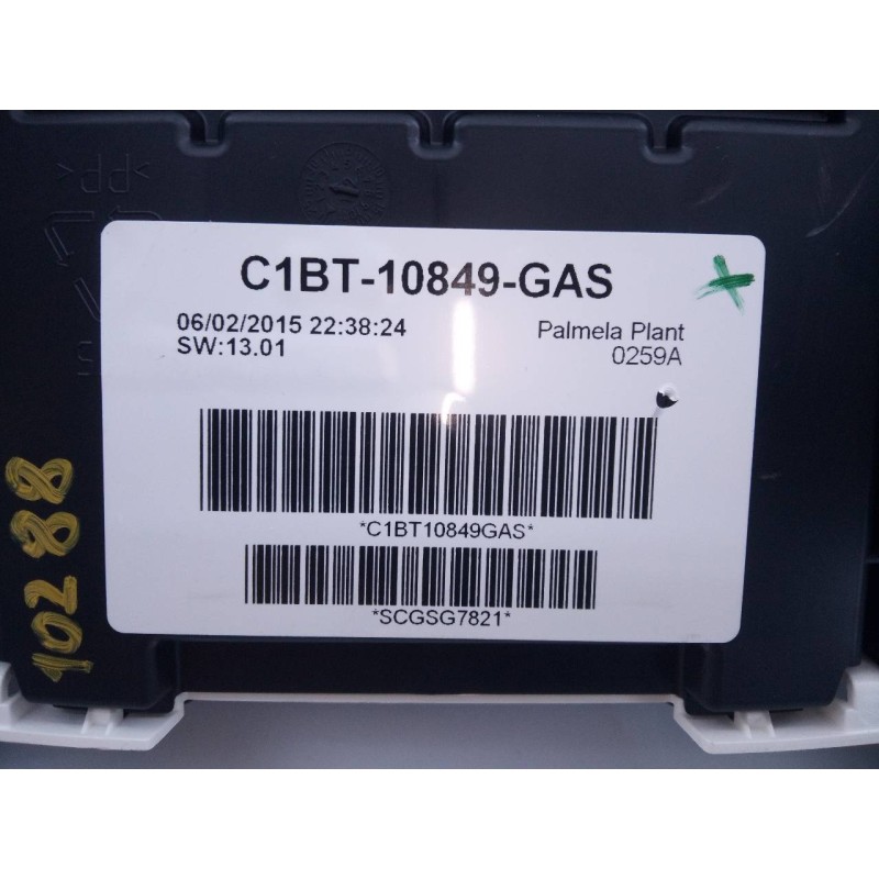 Recambio de cuadro instrumentos para ford fiesta (ccn) trend referencia OEM IAM C1BT10849GAS  E3-B3-44-2