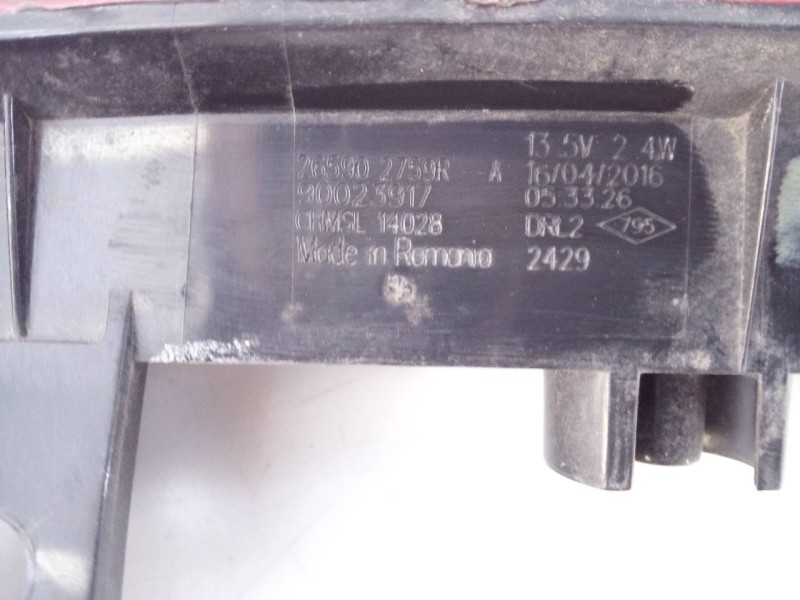 Recambio de luz central de freno para renault clio iv limited referencia OEM IAM 265902759R 90023917 E1-A1-39-2