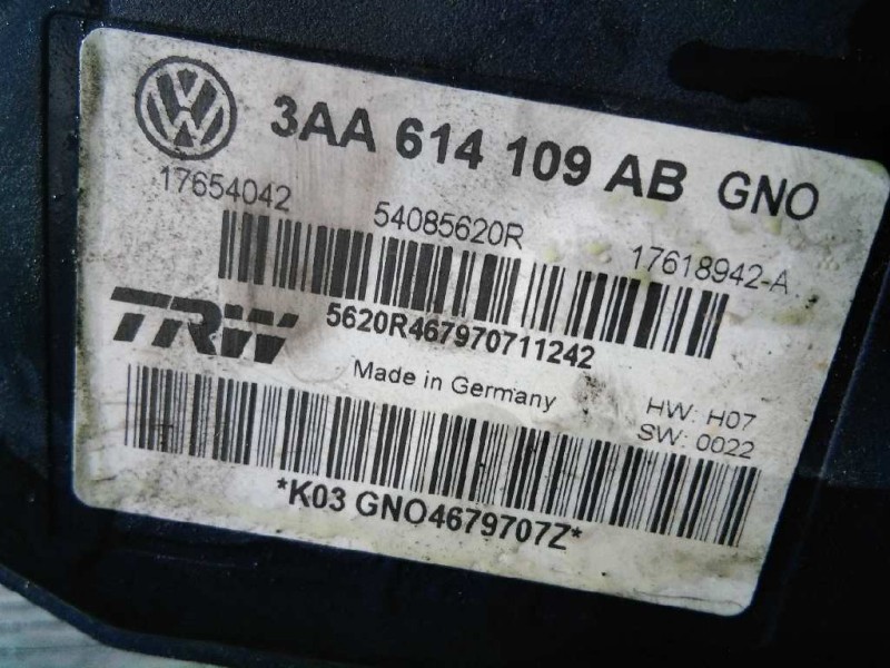 Recambio de abs para volkswagen passat variant (365) edition bluemotion referencia OEM IAM 3AA614109AA NA6271664 P3-A8-4-2