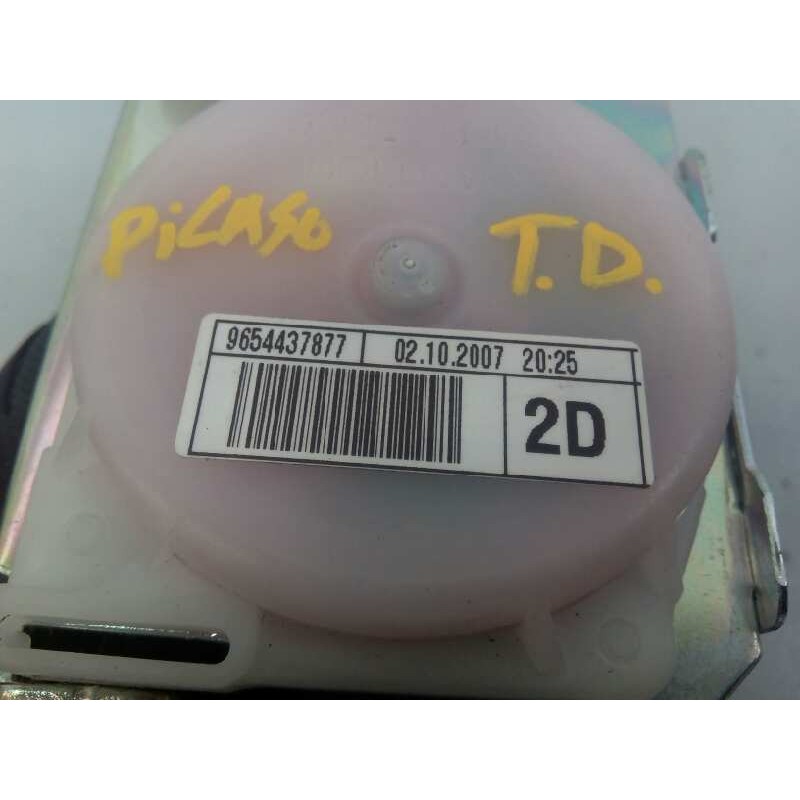 Recambio de cinturon seguridad trasero derecho para citroën c4 picasso exclusive referencia OEM IAM 9654437877  E1-A4-15-1