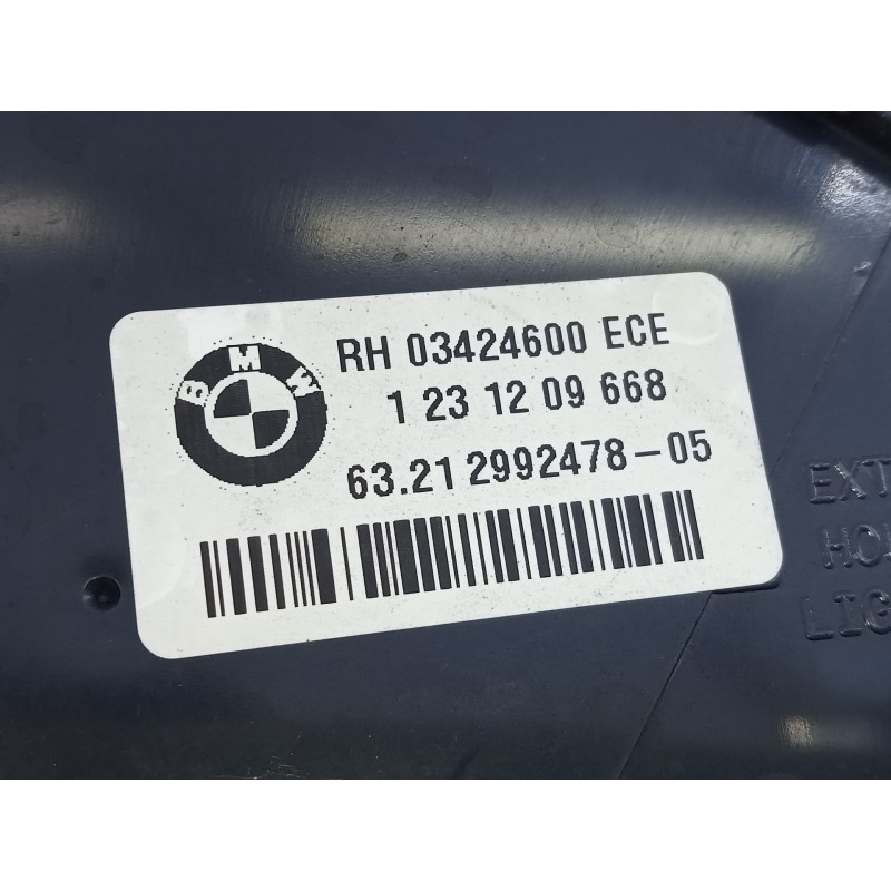 Recambio de piloto trasero derecho para bmw x1 (e84) sdrive 18d referencia OEM IAM 63212992478  E1-A3-52-2