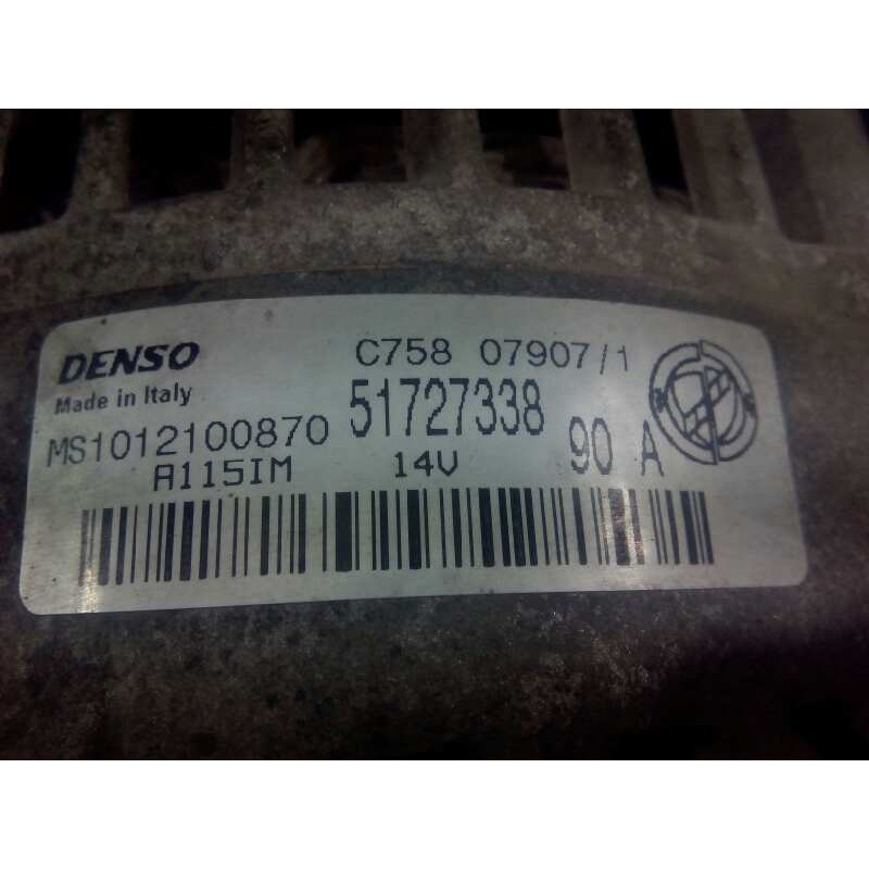 Recambio de alternador para fiat bravo (198) referencia OEM IAM MS1012100870 51727338 P3-A5-3-1