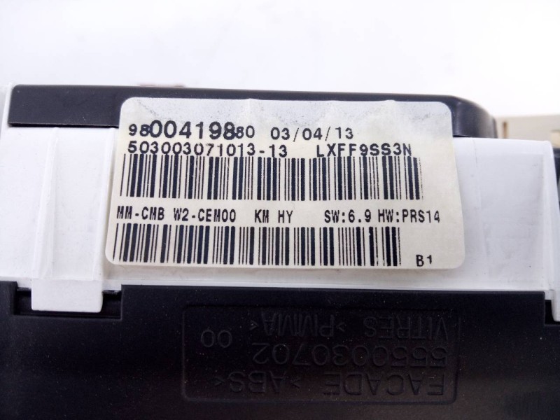 Recambio de cuadro instrumentos para peugeot 508 allure hybrid4 referencia OEM IAM 9800419880 9678558780 E3-B2-40-1