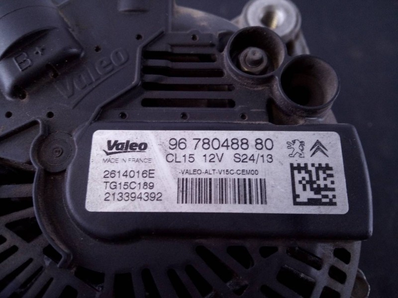 Recambio de alternador para citroën ds4 design referencia OEM IAM 9678048880 2614016E P3-B5-18-2