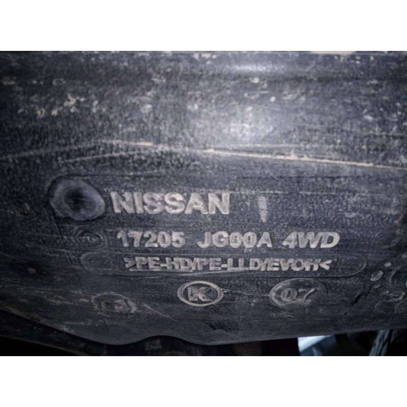 Recambio de deposito combustible para nissan x-trail (t31) se referencia OEM IAM 17205JG00A4WD  
