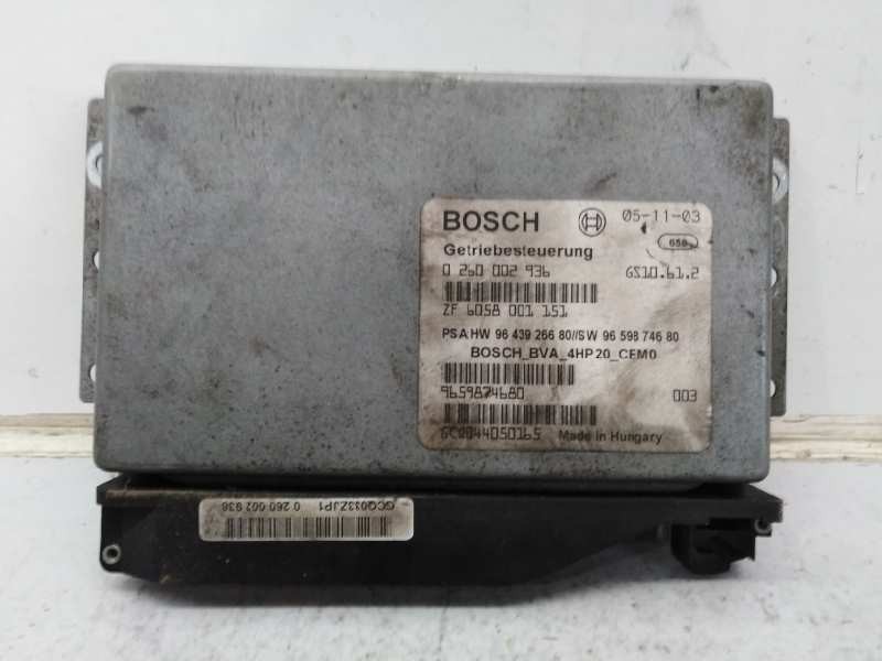 Recambio de centralita cambio automatico para peugeot 407 premium referencia OEM IAM 9643926680 9659874680 E3-B2-35-3