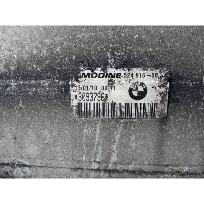 Recambio de intercooler para bmw x1 (e84) sdrive 18d referencia OEM IAM 52491608 3093796 P2-A11-7