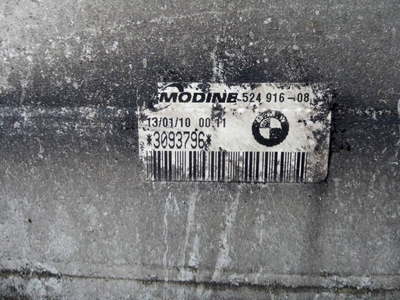 Recambio de intercooler para bmw x1 (e84) sdrive 18d referencia OEM IAM 52491608 3093796 P2-A11-7