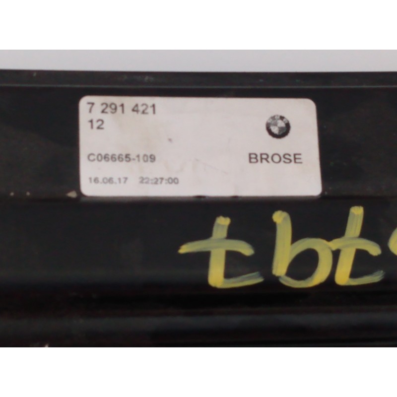 Recambio de elevalunas trasero izquierdo para bmw serie 3 gran turismo (f34) 320d referencia OEM IAM   E1-B3-32-2