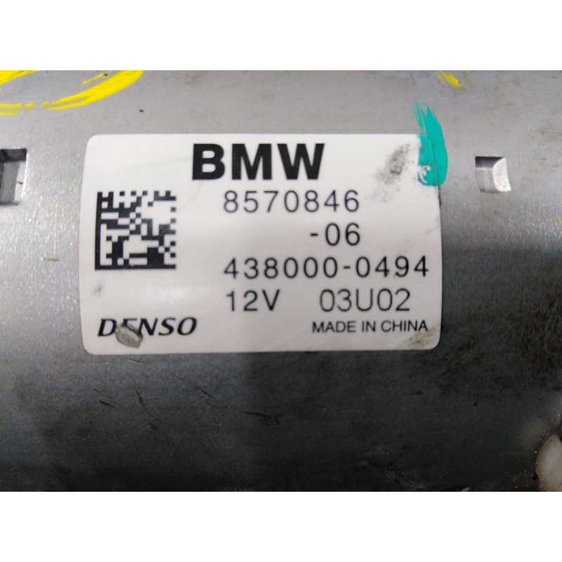 Recambio de motor arranque para bmw serie 3 gran turismo (f34) 320d referencia OEM IAM 8570846 4380000494 P3-A7-9-3