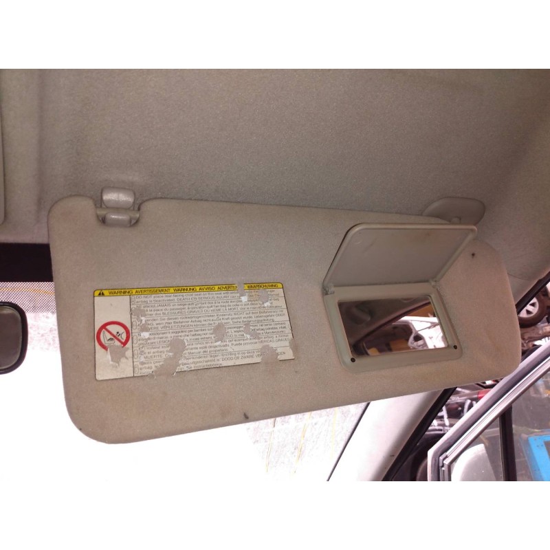 Recambio de parasol derecho para toyota corolla verso (r1) 2.0 d-4d luna referencia OEM IAM   