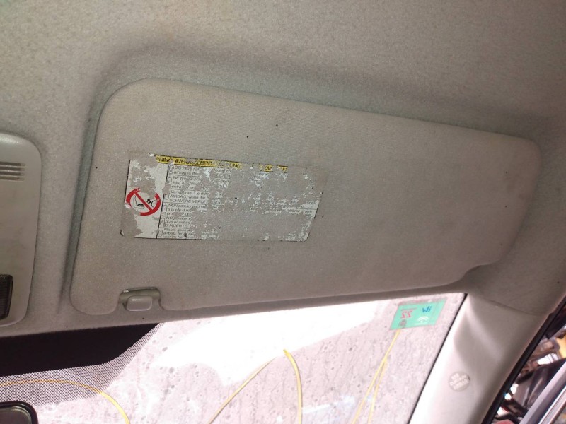 Recambio de parasol derecho para toyota corolla verso (r1) 2.0 d-4d luna referencia OEM IAM   