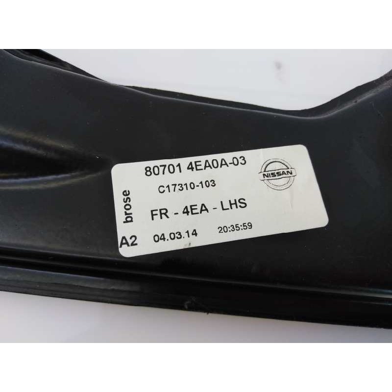 Recambio de elevalunas delantero izquierdo para nissan qashqai (j11) acenta referencia OEM IAM 807014EA0A03 C17310103 E2-A4-5-2