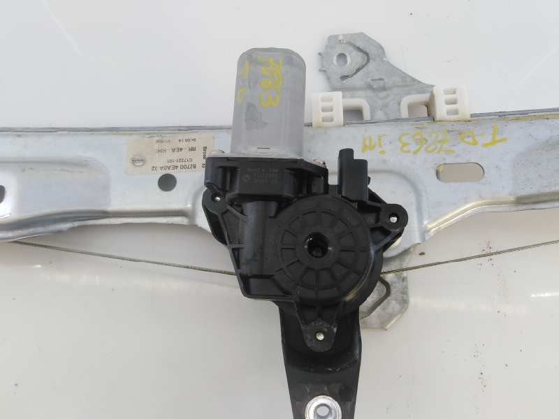 Recambio de elevalunas trasero derecho para nissan qashqai (j11) acenta referencia OEM IAM 827004EA0A02 C17321101 E2-A4-5-2