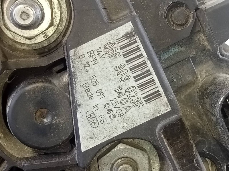 Recambio de alternador para seat altea (5p1) arena referencia OEM IAM 06F903023F  P3-B5-7-3