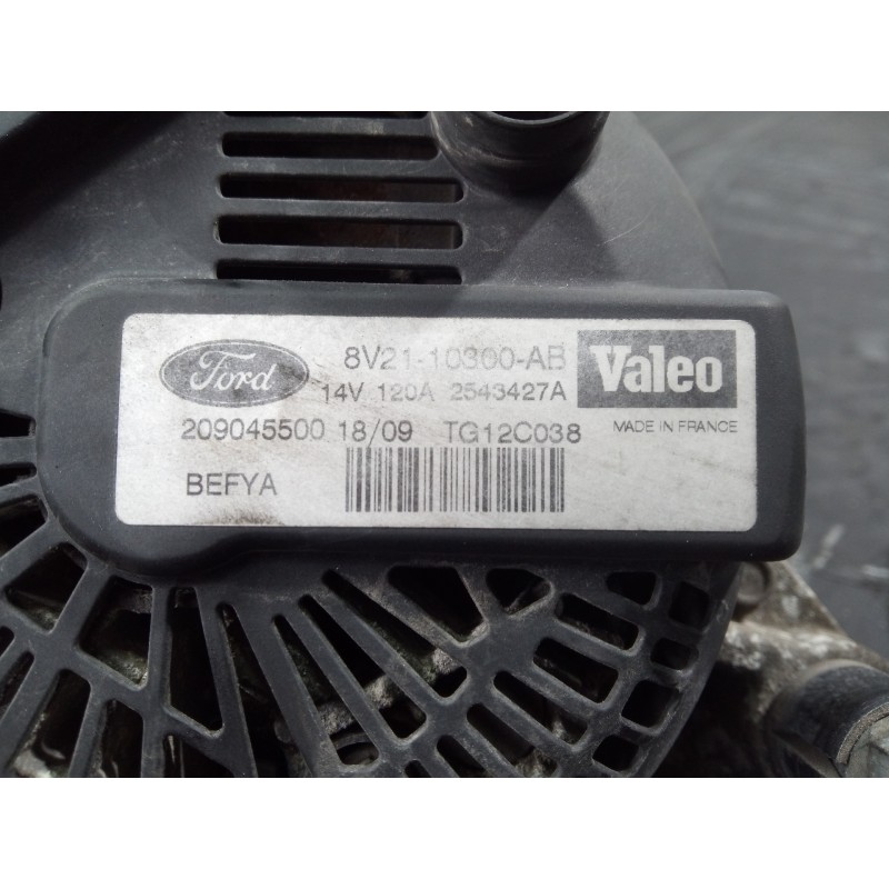 Recambio de alternador para ford fiesta (cb1) trend referencia OEM IAM 8V2110300AB 209045500 P3-A4-19-3