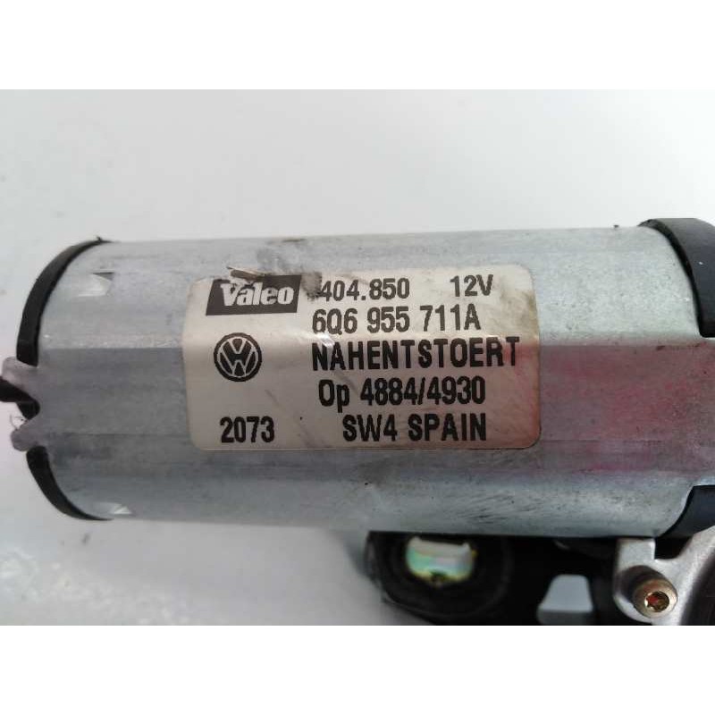 Recambio de motor limpia trasero para volkswagen polo (9n1) conceptline referencia OEM IAM 6Q6955711A  E1-B6-4-2