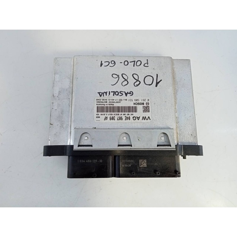 Recambio de centralita motor uce para volkswagen polo (6c1) comfortline bluemotion referencia OEM IAM 04E907309AF 0261S09531 E2-