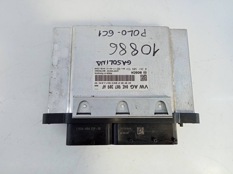 Recambio de centralita motor uce para volkswagen polo (6c1) comfortline bluemotion referencia OEM IAM 04E907309AF 0261S09531 E2-