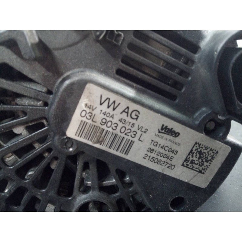 Recambio de alternador para volkswagen tiguan (5n2) cityscape bmt referencia OEM IAM 03L903023L  P3-A4-29-3