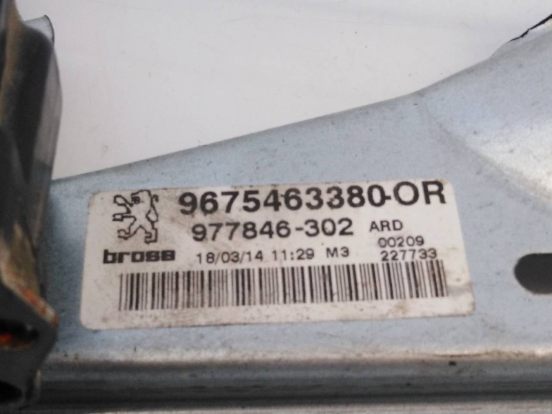 Recambio de elevalunas trasero derecho para peugeot 308 sw envy referencia OEM IAM 9675463380  E1-A4-8-1