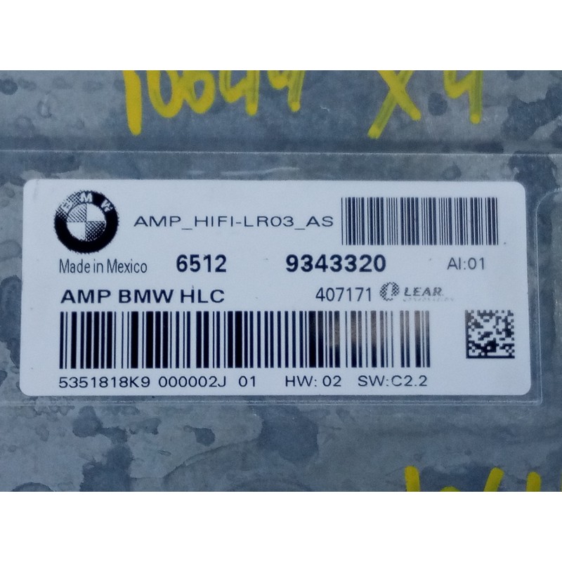 Recambio de amplificador para bmw x4 (f26) xdrive 30d referencia OEM IAM 65129343320  E3-A2-36-4