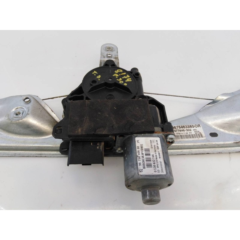 Recambio de elevalunas trasero derecho para peugeot 308 sw envy referencia OEM IAM 9675463380  E1-A4-8-1