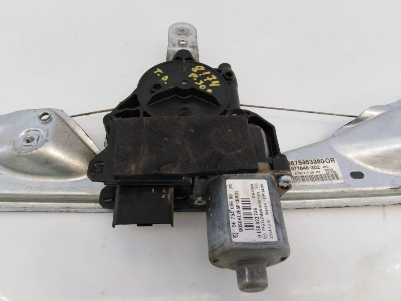 Recambio de elevalunas trasero derecho para peugeot 308 sw envy referencia OEM IAM 9675463380  E1-A4-8-1